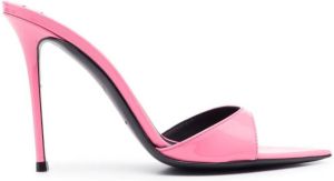 Giuseppe Zanotti 110mm patent high-heeled mules Pink