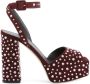 Giuseppe Zanotti 120mm crystal-embellished leather sandals Red - Thumbnail 1