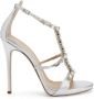 Giuseppe Zanotti 120mm Elba crystal stiletto-heels Grey - Thumbnail 1