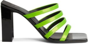 Giuseppe Zanotti 85mm block-heel strappy sandals Green