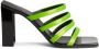 Giuseppe Zanotti 85mm block-heel strappy sandals Green - Thumbnail 1