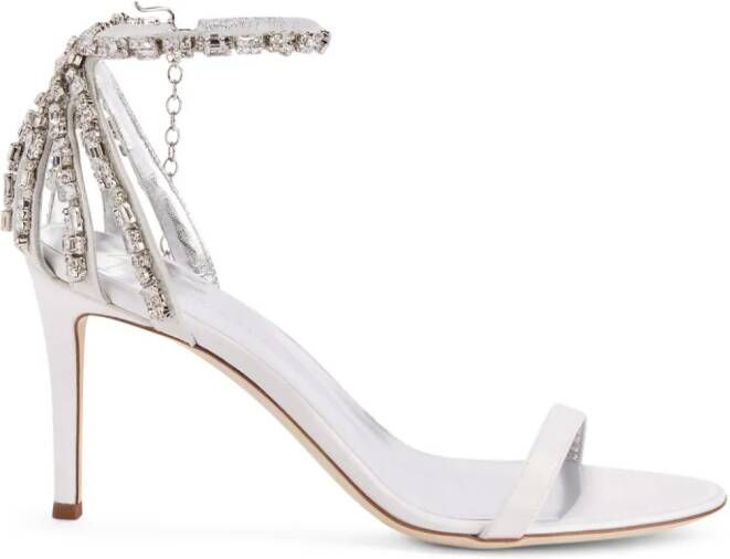 Giuseppe Zanotti Adele 105mm stiletto sandals White