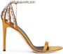 Giuseppe Zanotti Adele crystal 105mm sandals Gold - Thumbnail 1