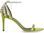 Giuseppe Zanotti Adele crystal 85mm sandals Green - Thumbnail 1