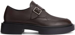 Giuseppe Zanotti Adric leather monk shoes Brown