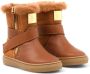 Giuseppe Zanotti Alec leather snow boots Brown - Thumbnail 1