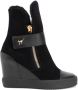 Giuseppe Zanotti Aleta 75mm wedge ankle boots Black - Thumbnail 1