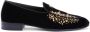 Giuseppe Zanotti Alvaro studded velvet loafers Black - Thumbnail 1