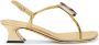 Giuseppe Zanotti Anthonia 45mm rhinestone-embellished thong sandals Gold - Thumbnail 1