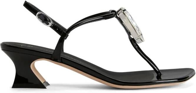 Giuseppe Zanotti Anthonia square-toe sandals Black