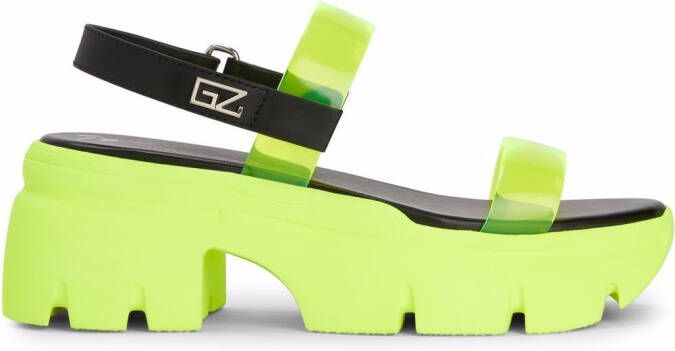 Giuseppe Zanotti Apocalypse chunky-sole sandals Yellow