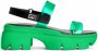 Giuseppe Zanotti Apocalypse Summer leather sandals Green - Thumbnail 1