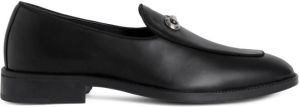 Giuseppe Zanotti Archibald buckle-detail loafers BLACK