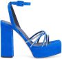 Giuseppe Zanotti Arhama embellished platform sandals Blue - Thumbnail 1
