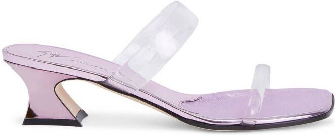 Giuseppe Zanotti Aude Plexi 45mm sandals Pink
