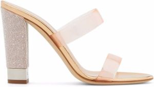 Giuseppe Zanotti Aurelia block-heel sandals Gold