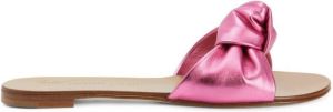 Giuseppe Zanotti Aycha knot-detailing flat sandals Pink