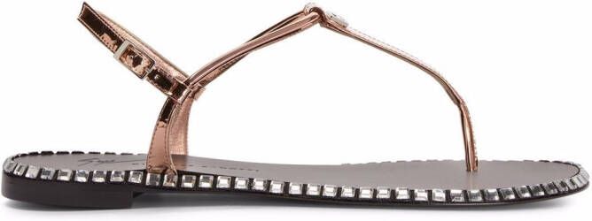 Giuseppe Zanotti Bellatriks studded sandals Pink