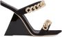 Giuseppe Zanotti Berenicee Chain 105mm sandals Black - Thumbnail 1