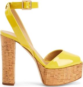 Giuseppe Zanotti Betty 170mm platform-sole sandals Yellow