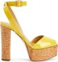 Giuseppe Zanotti Betty 170mm platform-sole sandals Yellow - Thumbnail 1