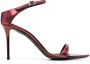 Giuseppe Zanotti Beverlee 90mm metallic-finish sandals Red - Thumbnail 1