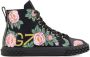 Giuseppe Zanotti Blabber floral high-top sneakers Black - Thumbnail 1