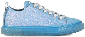 Giuseppe Zanotti Blabber glitter low-top sneakers Blue
