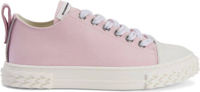 Giuseppe Zanotti Blabber logo-patch sneakers Pink