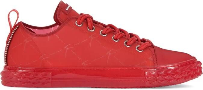 Giuseppe Zanotti Blabber logo-print low-top sneakers Red