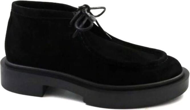Giuseppe Zanotti Bleizou suede lace-up shoes Black