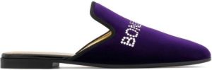 Giuseppe Zanotti Bonjour Nuit velvet loafers Purple