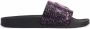 Giuseppe Zanotti Brett crocodile-embossed metallic sliders Pink - Thumbnail 1