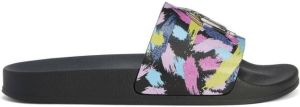 Giuseppe Zanotti Brett logo-plaque sliders Multicolour