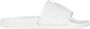 Giuseppe Zanotti Brett logo-plaque slides White - Thumbnail 1
