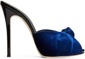 Giuseppe Zanotti Bridget 120mm knot-detail sandals Blue