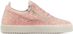 Giuseppe Zanotti Cheryl Glitter low-top sneakers Pink