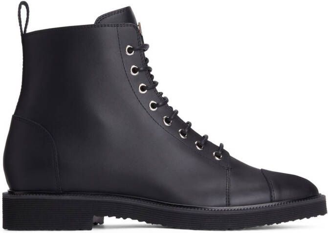Giuseppe Zanotti Chris leather ankle boots Black