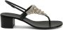 Giuseppe Zanotti Clarett 40mm crystal-embellished sandals Black - Thumbnail 1