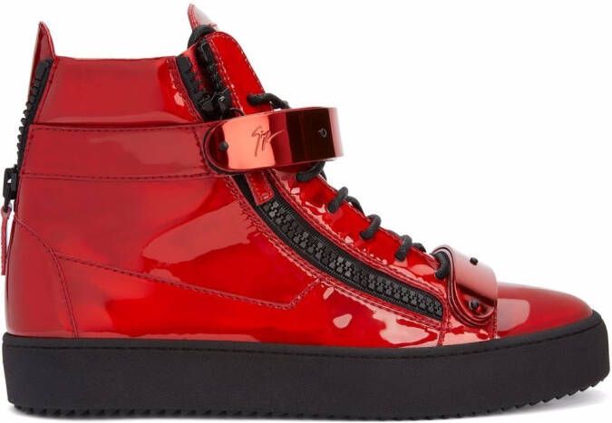 Giuseppe Zanotti Coby high-top sneakers Red