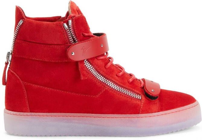 Giuseppe Zanotti Coby high-top sneakers Red