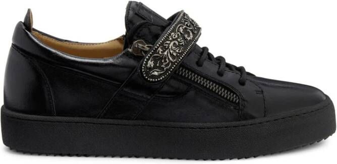 Giuseppe Zanotti Coby leather sneakers Black
