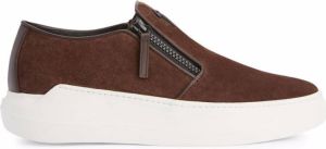 Giuseppe Zanotti Conley Zip slip-on sneakers Brown