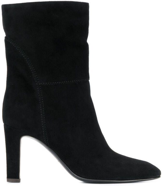 Giuseppe Zanotti contrast stitch boots Black