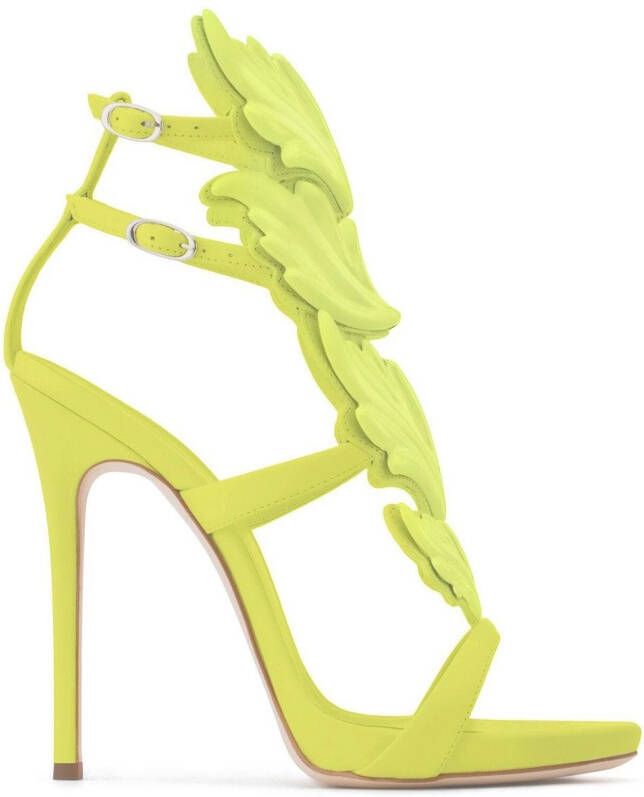 Giuseppe Zanotti Cruel panel-detail heeled sandals Yellow