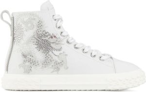 Giuseppe Zanotti crystal-embellished high-top sneakers White