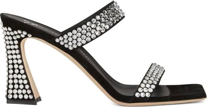 Giuseppe Zanotti crystal-embellished sandals Black
