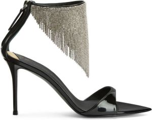 Giuseppe Zanotti crystal-embellished stiletto sandals Black