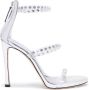 Giuseppe Zanotti crystal-embellished stiletto sandals Silver - Thumbnail 1