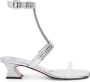 Giuseppe Zanotti Devine crystal 45mm sandals Silver - Thumbnail 1